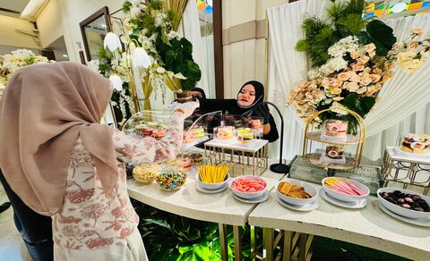 Cake Tart Corner, Tren Sajian Stall Pesta Pernikahan Gen Z