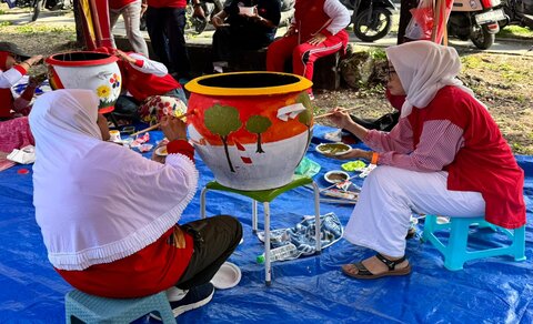 Intip Serunya Agustusan di RW 4 Ketintang Surabaya