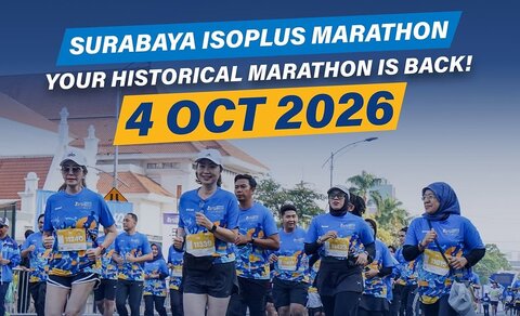 Surabaya ISOPLUS Marathon 2026 Digelar 4 Oktober, Cek Pengalihan Sejumlah Arus Jalan di Surabaya